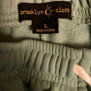 Brooklyn cloth green sweat pants